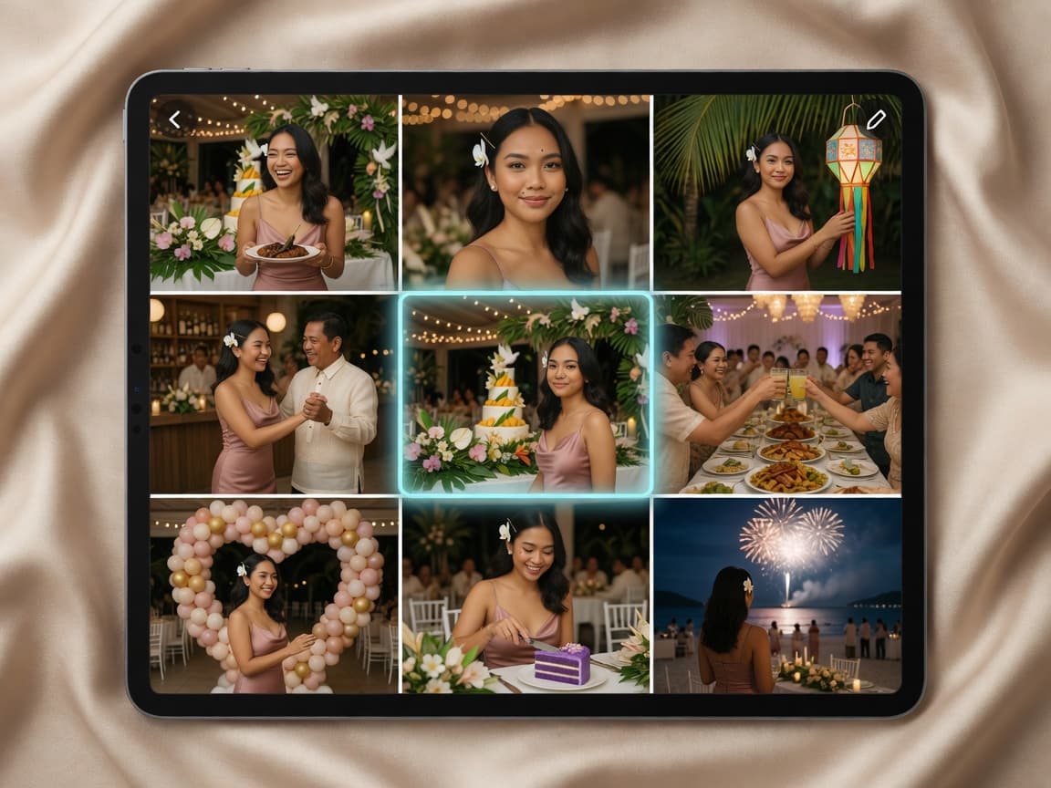 Personal gallery of one guest across the celebration